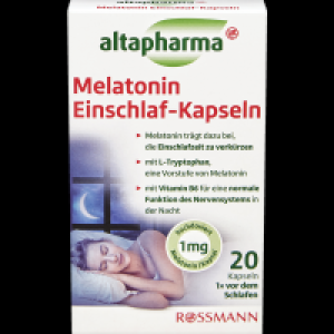 Rossmann Altapharma Melatonin Einschlaf-Kapseln
