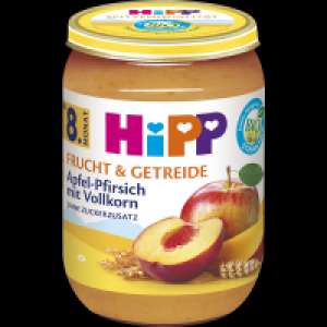 Bio Frucht und Getreide Apfel-Pfirsich mit Vollkorn 0.95 €