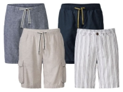 LIVERGY® Bermuda Herren, luftige Qualität, mit Bindeband, aus Leinen u 4.99 €