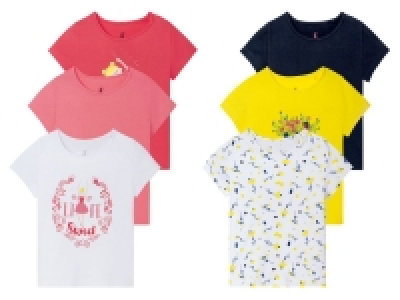 LUPILU® Kleinkinder T-Shirts Mädchen, 3 Stück, mit Print 3.99 €