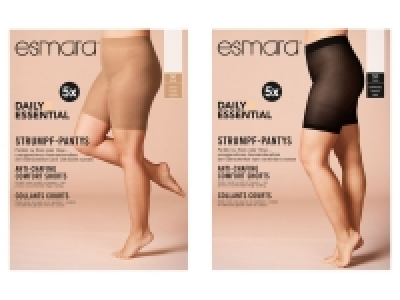 ESMARA® Strumpf-Panties Damen, 5 Stück, 50 DEN, mit bequemen Komfortbu 4.99 €