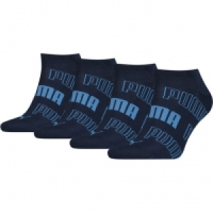 Puma Sneakersocken, 4er-Pack, Logo, für Herren