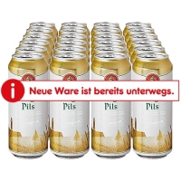 Netto  Lübzer Pils 4,9 % vol 0,5 Liter Dose, 24er Pack