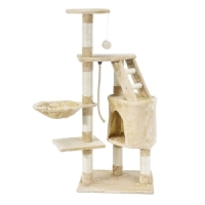 Juskys Kratzbaum Buffy beige Katzenbaum mit Höhle, Liegemulde, Liegefl 36.99 €