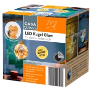 CASA DECO LED-Kugel/-Glühbirne