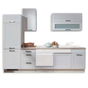 Küchenleerblock - Lacklaminat weiß - Asteiche - 270 cm 499.00 €