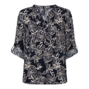 Damen-Bluse mit Krempel-Ärmeln 5.00 €