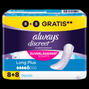 Discreet Inkontinenz-Einlagen+ Long Plus 2.69 €