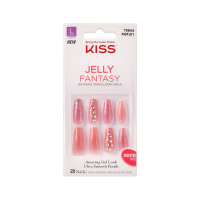 Rossmann Kiss Gel Fantasy Jelly Nails selbstklebende Fingernägel Be Jelly