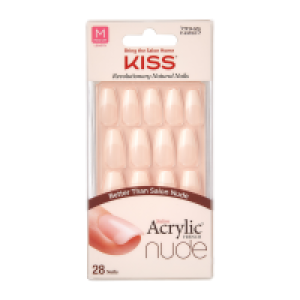 Kiss Salon Acrylic Nude Nails selbstklebende Fingernägel Leilani