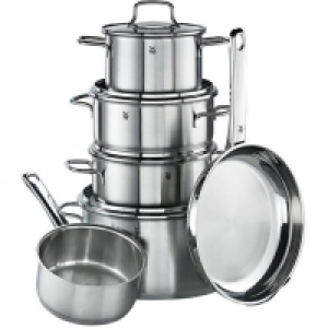 WMF Kochtopf-Set Merano, inkl. Cromargan-Pfanne 24 cm, 6-teilig