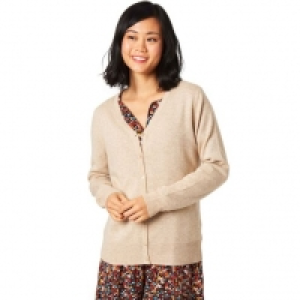 Adagio Cardigan, V-Ausschnitt, Seide-Cashmere-Mix, Knopfleiste, für Da 49.99 €