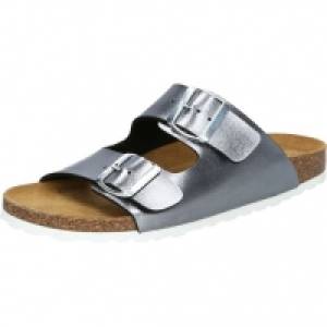 Hush Puppies Pantoletten, Metallic-Look, Fußbett, für Damen