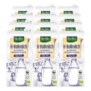 BioBio H-Milch 3,8 % 1 Liter, 12er Pack 9.99 €