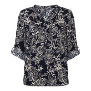 Damen-Bluse mit Krempel-Ärmeln 5.99 €