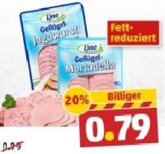 LINE Geflügel-Wurst 0.79 €