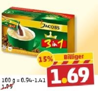 JACOBS 3 in 1 oder 2 in 1 1.69 €