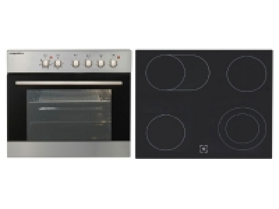 respekta Einbauherdset »MEGASET2AN«, Glaskeramikkochfeld, 59 cm 329.04 €