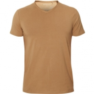 Karstadt  MANGUUN T-Shirt, V-Ausschnitt, unifarben, für Herren