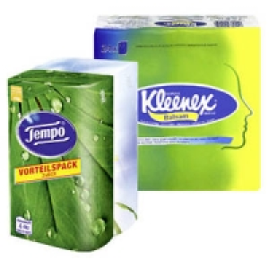 Tempo Duo Boxen oder Kleenex Taschentücher