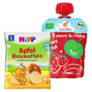 Hipp Bio Kinder-Reiswaffeln oder Fruchtbar Fruchtp&uuml;ree