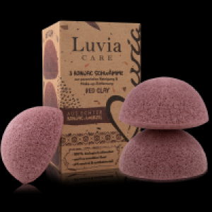 Rossmann Luvia Cosmetics Konjac Schwamm - Set Red Clay
