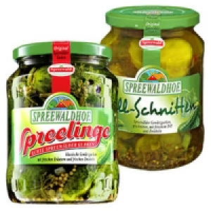 Spreelinge Gew&uuml;rzgurken oder Dill-Schnitten