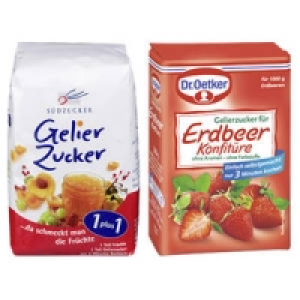 S&uuml;dzucker Gelierzucker 1plus1, Dr. Oetker Gelierzucker 3:1 oder Gelier