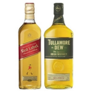 Johnnie Walker Red Label oder Tullamore Dew Irish Whiskey