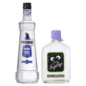 Puschkin Vodka, Whipped Cream oder Kleiner Feigling