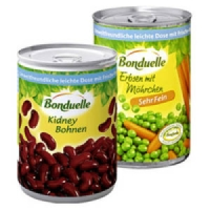 Bonduelle Kidney-Bohnen oder Erbsen mit M&ouml;hrchen, sehr fein