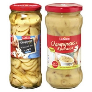 Lutece Champignons in Scheiben, 2. Wahl oder Champignions in J&auml;gersauc