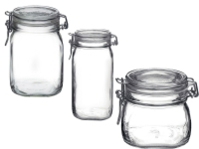BORMIOLI ROCCO Vorratsgläser mit Bügelverschluss und Gummiring 3tlg. 19.99 €