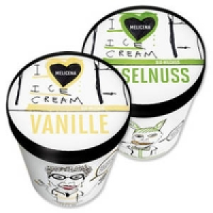 Melicena Bio-Eis Vanille, Choclate-Chips, Haselnuss oder Joghurt-Orang