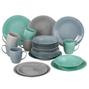 24-teiliges Kombiservice - grau-grün-blau 37.00 €