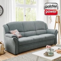Roller  polsterpower 3-Sitzer-Sofa - grau-blau - verschiedene Ausführungen