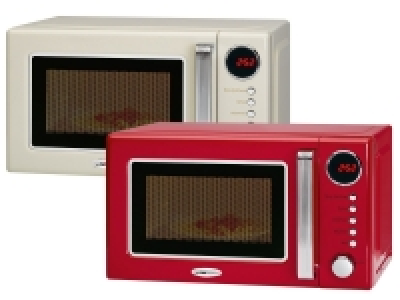 Lidl Clatronic CLATRONIC Retro-Mikrowelle »MWG 790«, mit Grill, Auftauprogramm, 20 l 