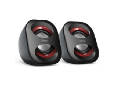 Hama Notebook-Lautsprecher Sonic Mobil 183, Schwarz/Rot 9.43 €