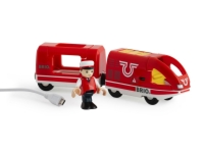 BRIO 33746 »Roter Akku-Reisezug«, 3-teilig, mit USB-Miniladekabel, ab  28.99 €