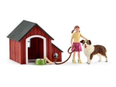 Schleich Farm World 42376 »Hundehütte«, mit Zubehör, viele Spielfunkti 16.99 €
