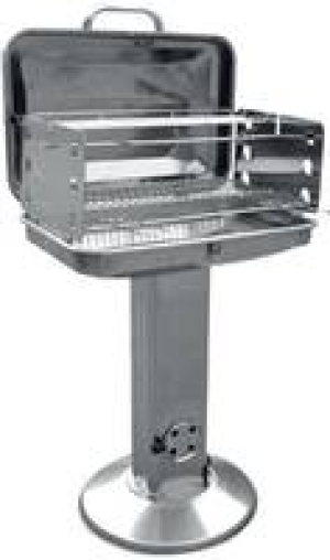 Edelstahl-Säulengrill