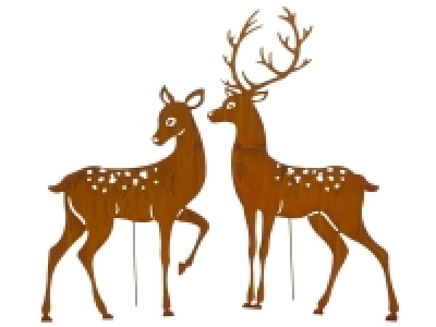 Pureday Deko-Figuren-Set, 2-tlg. XXL-Hirsch-Paar 78.37 €