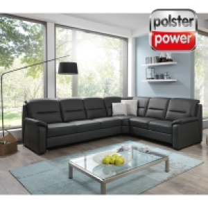 Roller  polsterpower Ledersofa - anthrazit - Federkern - verschiedene Ausführu