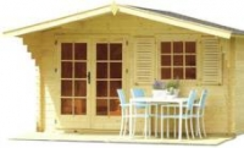 Blockbohlenhaus Hawaii Wandstärke 28 mm