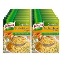 Netto  Knorr Suppenliebe Buchstabensuppe ergibt 0,75 Liter, 14er Pack