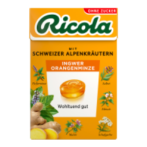 Ricola Orangenminze Box
