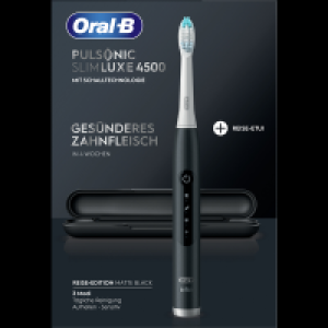 Pulsonic Slim Luxe 4500 Elektrische Zahnbürste Matte Black mit Reiseet 69.99 €
