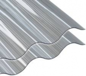 Polycarbonat-Wellplatte Sinus 76/18, 200 x 90 cm