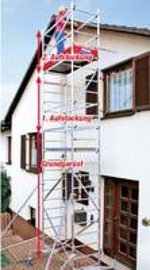 Alu-Arbeitsgerüst ClimTec System /, 2. Aufstockung