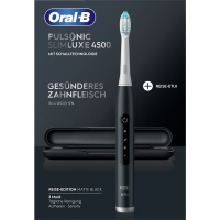 Rossmann Oral B Pulsonic Slim Luxe 4500 Elektrische Zahnbürste Matte Black mit Reiseet